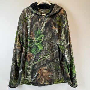 MossyOak Break-up Infinity Camo Pullover Fleece Lined Hoodie Sweatshirt Size XL